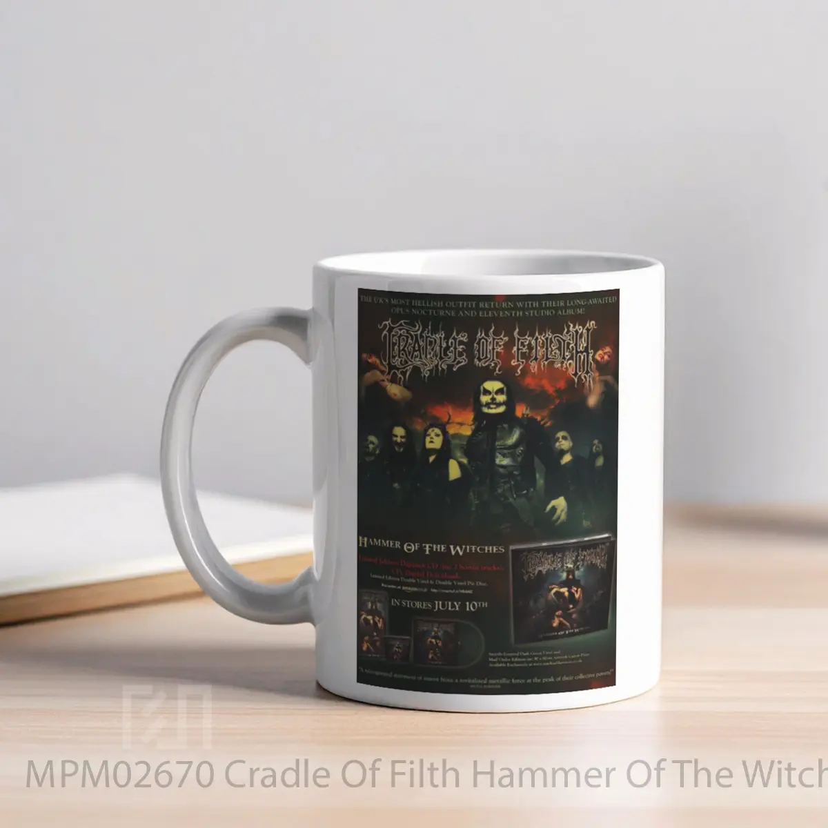 Mug Cradle Of Filth Hammer Of The Witches MPM02670 - All-side / Desain