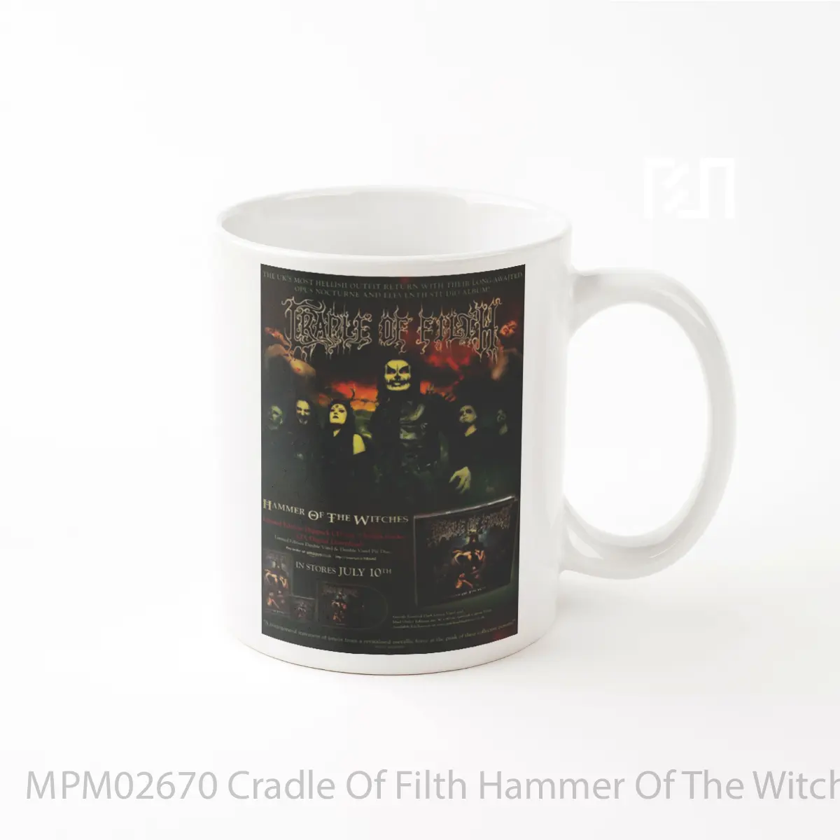 Mug Cradle Of Filth Hammer Of The Witches MPM02670