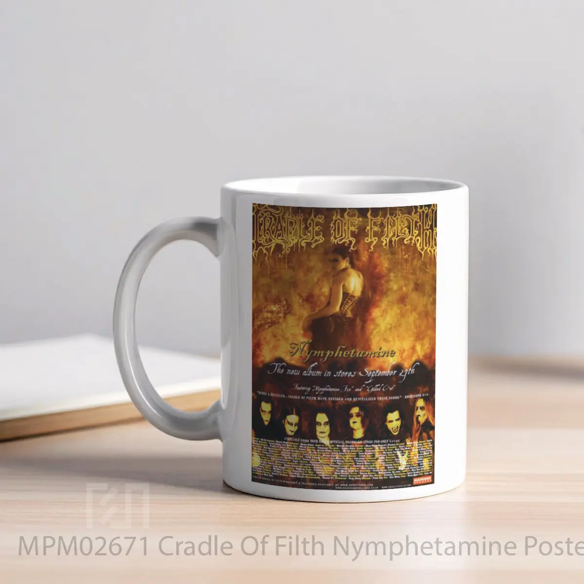 Mug Cradle Of Filth Nymphetamine MPM02671 - All-side / Desain
