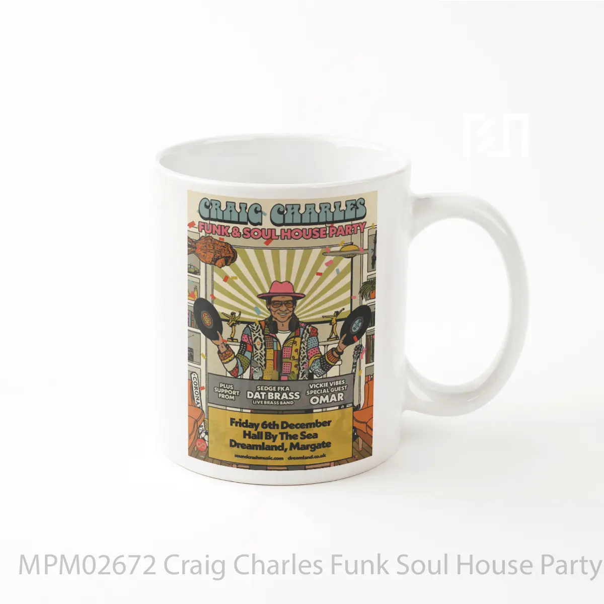 Mug Craig Charles Funk Soul House Party Tour 2025 Dreamland Margate MPM02672