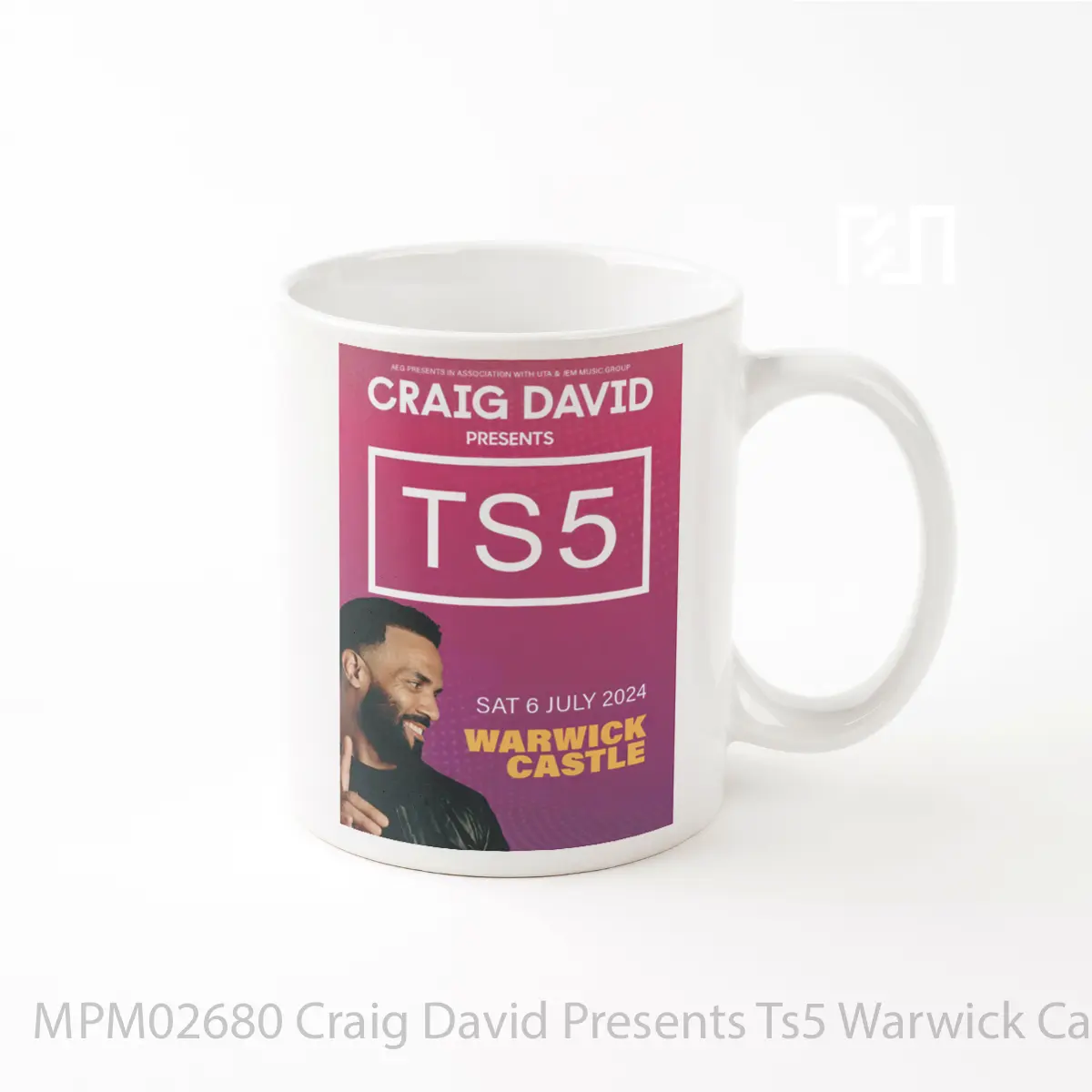 Mug Craig David Presents Ts5 Warwick Castle MPM02680