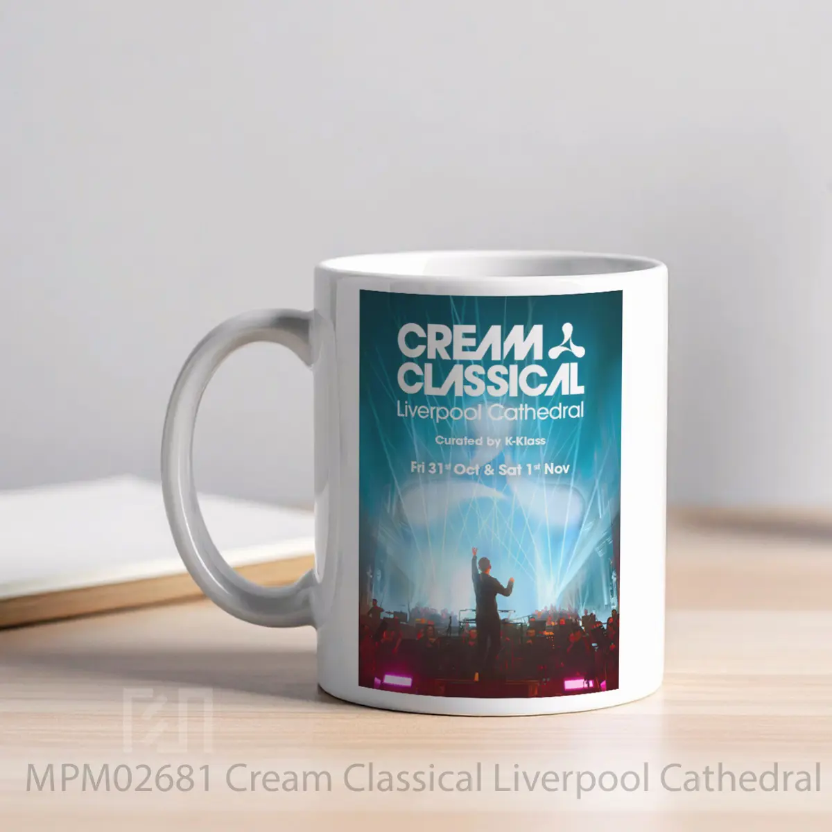 Mug Cream Classical Liverpool Cathedral 2025 Uk Tour MPM02681 - All-side / Desain