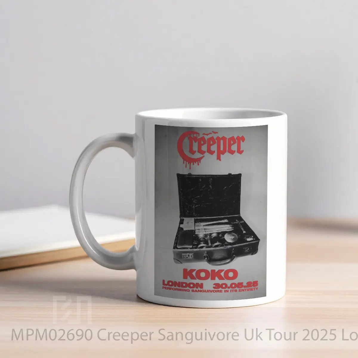 Mug Creeper Sanguivore Uk Tour 2025 London Koko MPM02690 - All-side / Desain