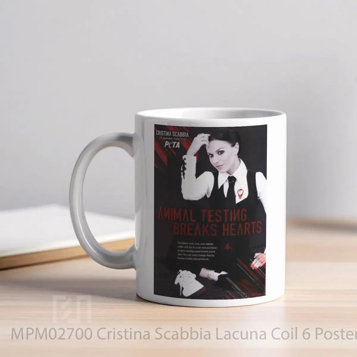 Mug Cristina Scabbia Lacuna Coil 6 MPM02700 - All-side / Desain