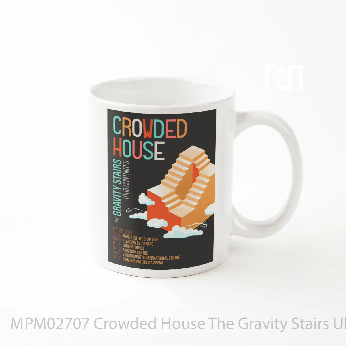 Mug Crowded House The Gravity Stairs Uk Tour 2024 MPM02707