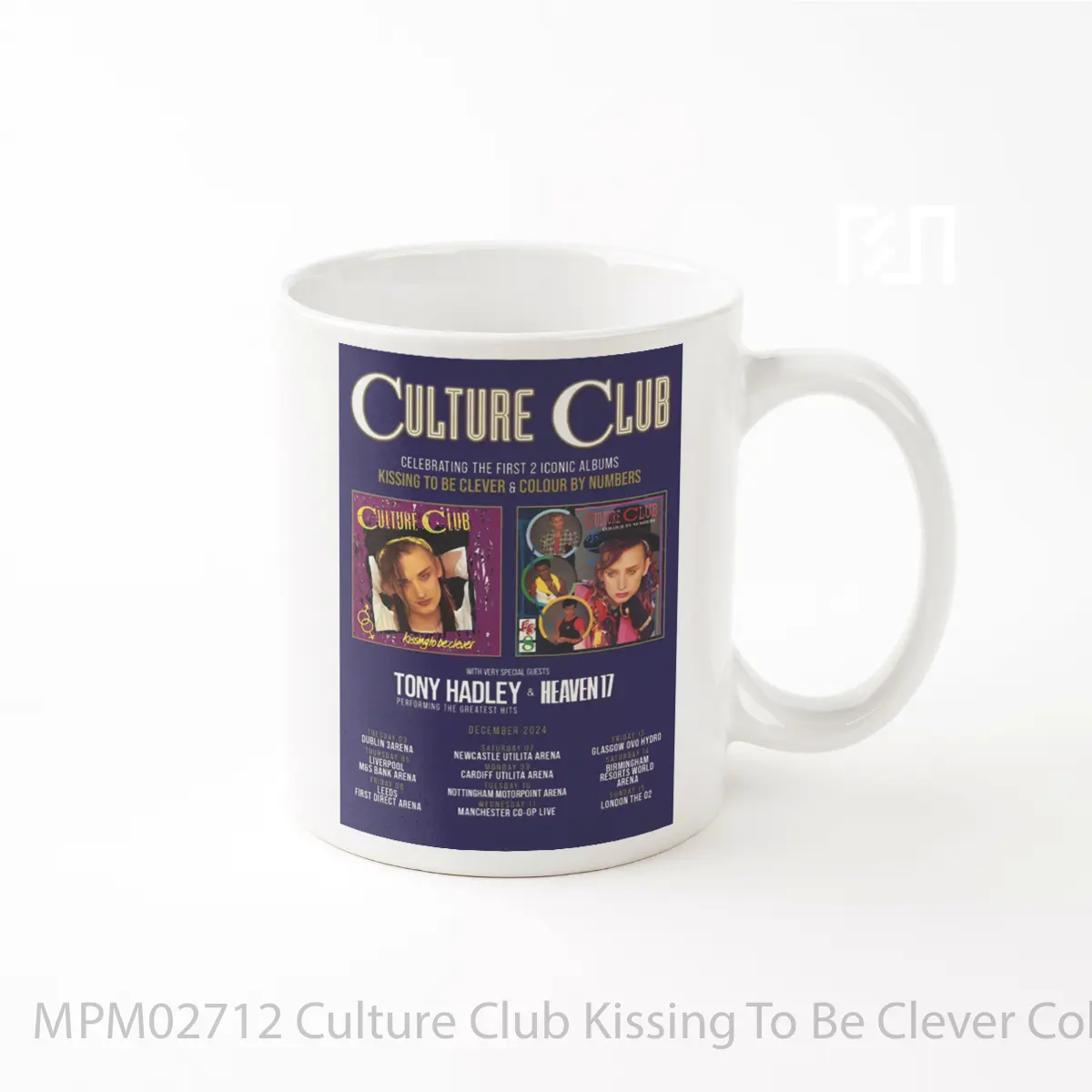 Mug Culture Club Kissing To Be Clever Colour By Numbers Tour 2024 2025 MPM02712