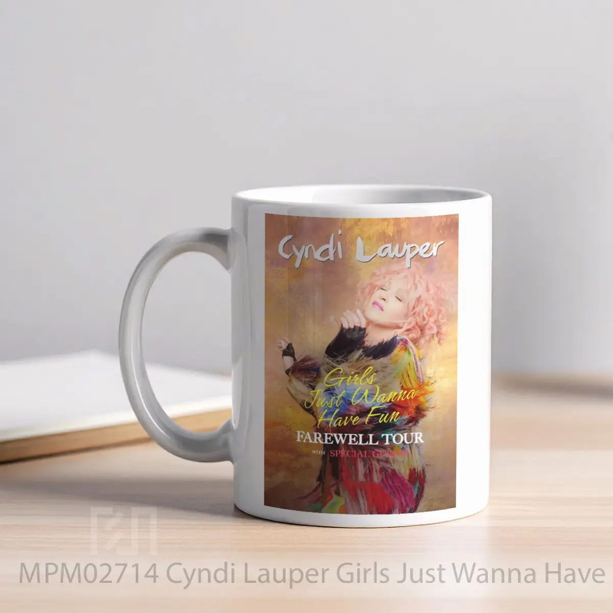 Mug Cyndi Lauper Girls Just Wanna Have Fun Farewell Tour 2024 MPM02714 - All-side / Desain