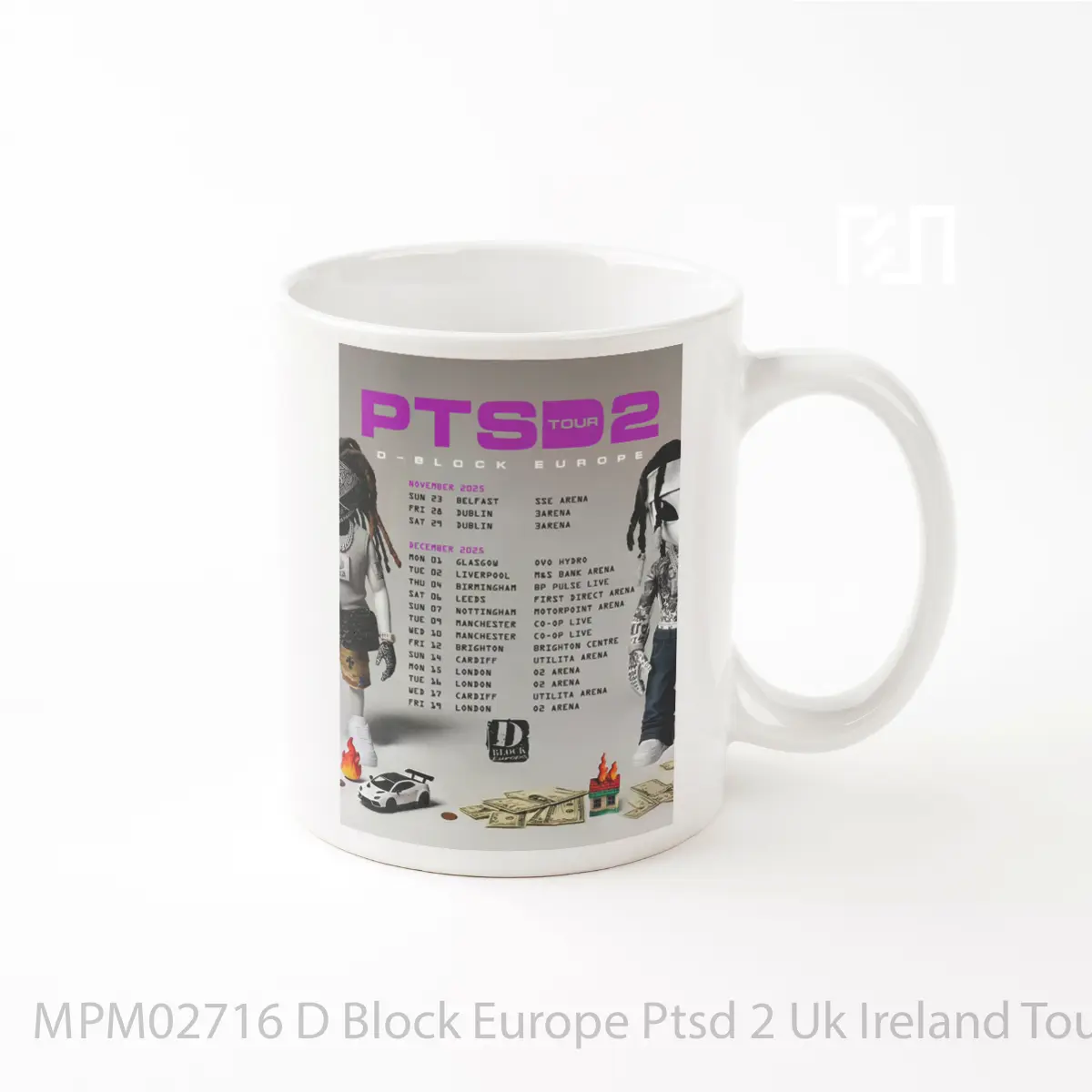 Mug D Block Europe Ptsd 2 Uk Ireland Tour 2025 MPM02716