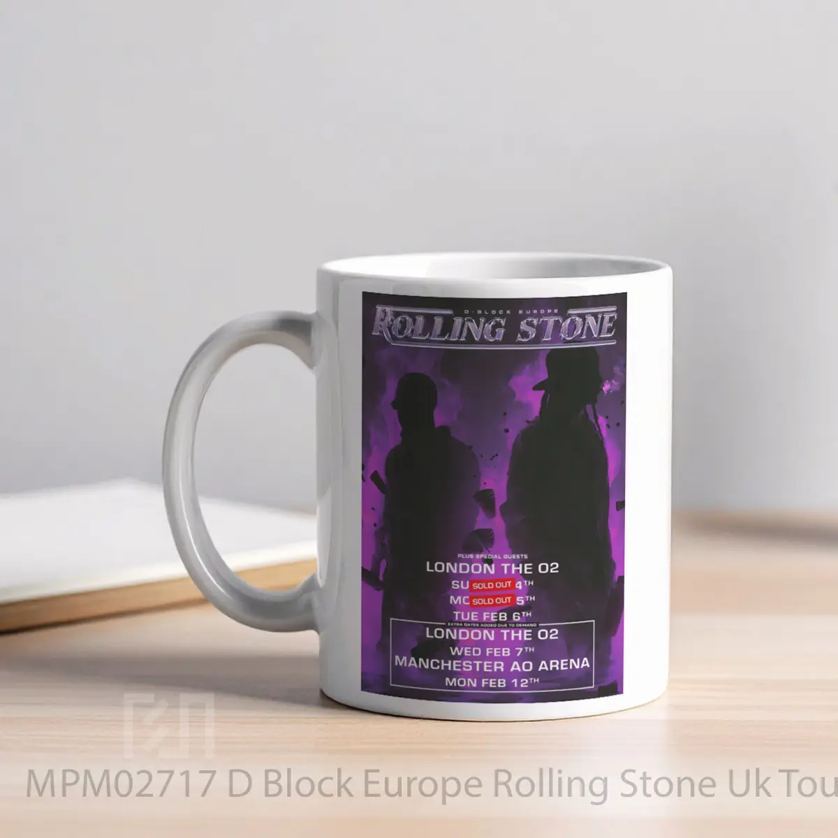 Mug D Block Europe Rolling Stone Uk Tour 2024 London MPM02717 - All-side / Desain