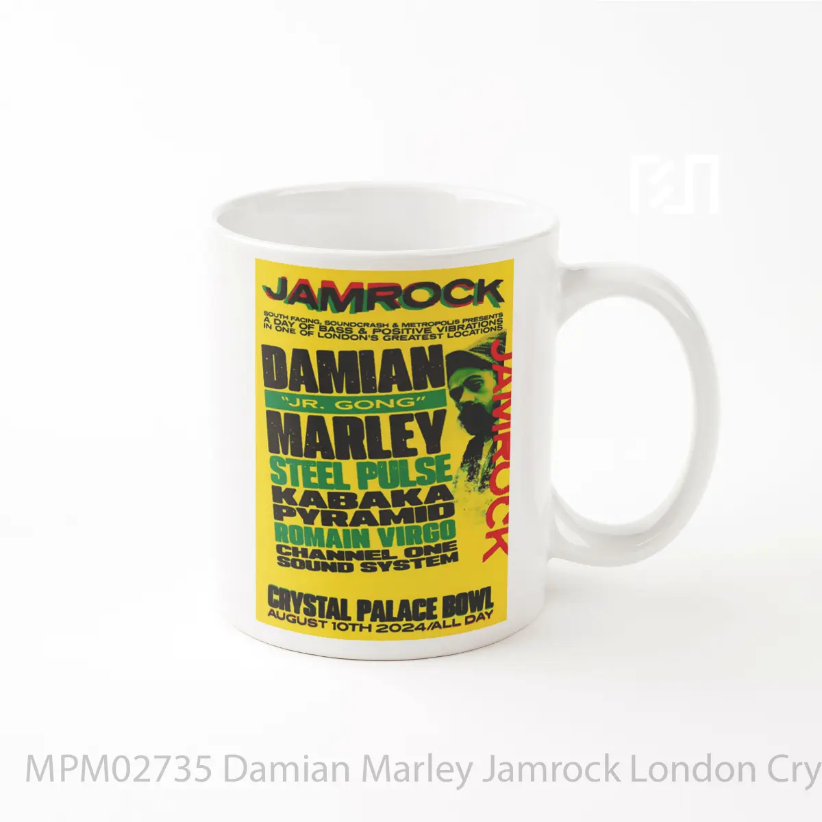 Mug Damian Marley Jamrock London Crystal Palace Bowl MPM02735