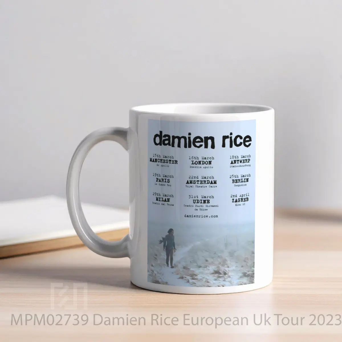 Mug Damien Rice European Uk Tour 2023 London MPM02739 - All-side / Desain