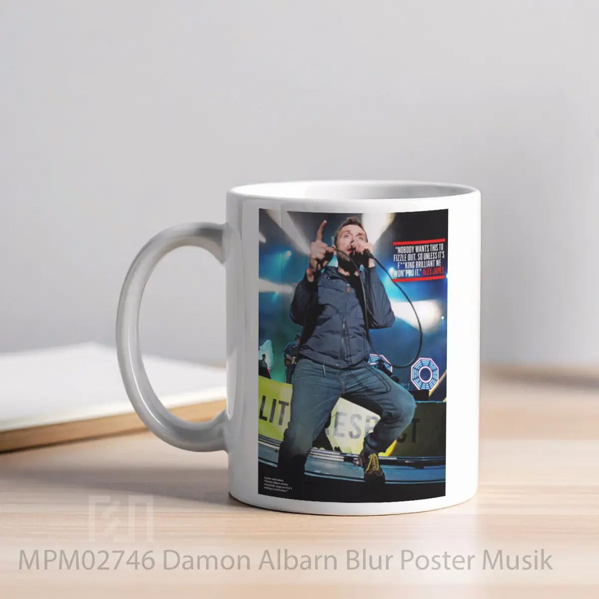 Mug Damon Albarn Blur MPM02746 - All-side / Desain
