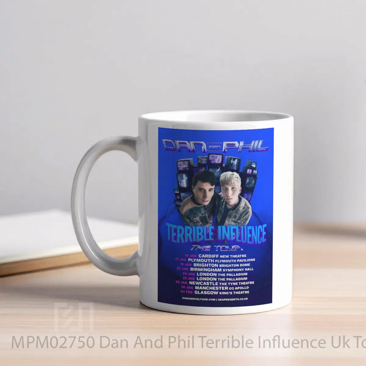 Mug Dan And Phil Terrible Influence Uk Tour 2025 MPM02750 - All-side / Desain