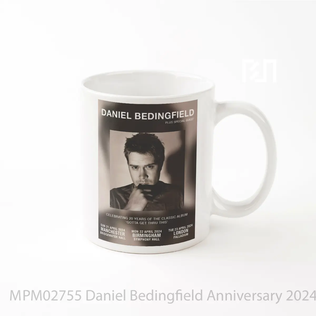 Mug Daniel Bedingfield Anniversary 2024 Uk Tour Post MPM02755