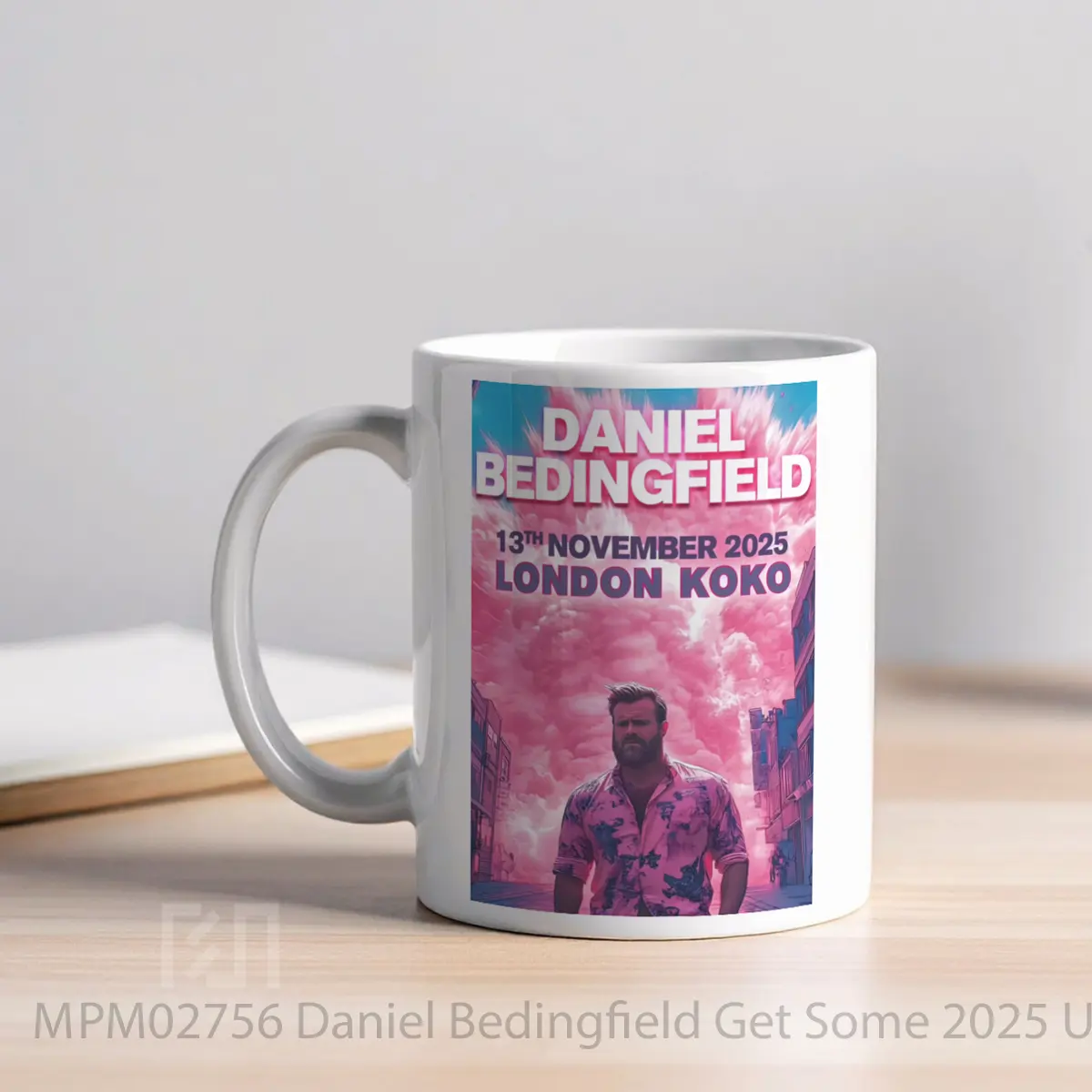 Mug Daniel Bedingfield Get Some 2025 Uk Tour MPM02756 - All-side / Desain
