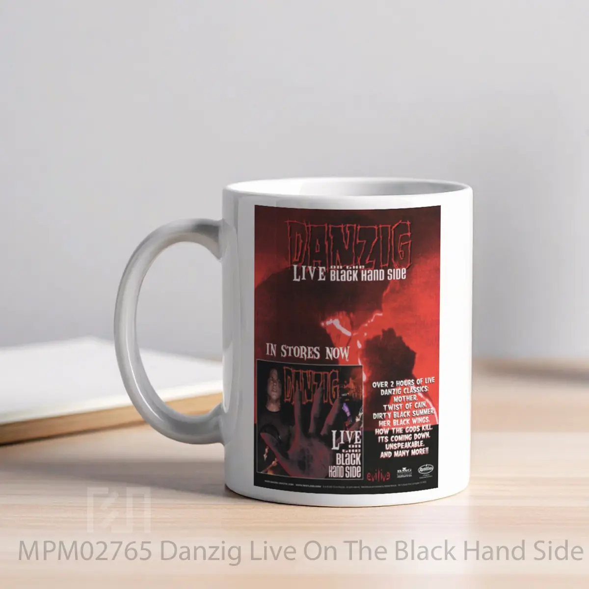 Mug Danzig Live On The Black Hand Side MPM02765 - All-side / Desain