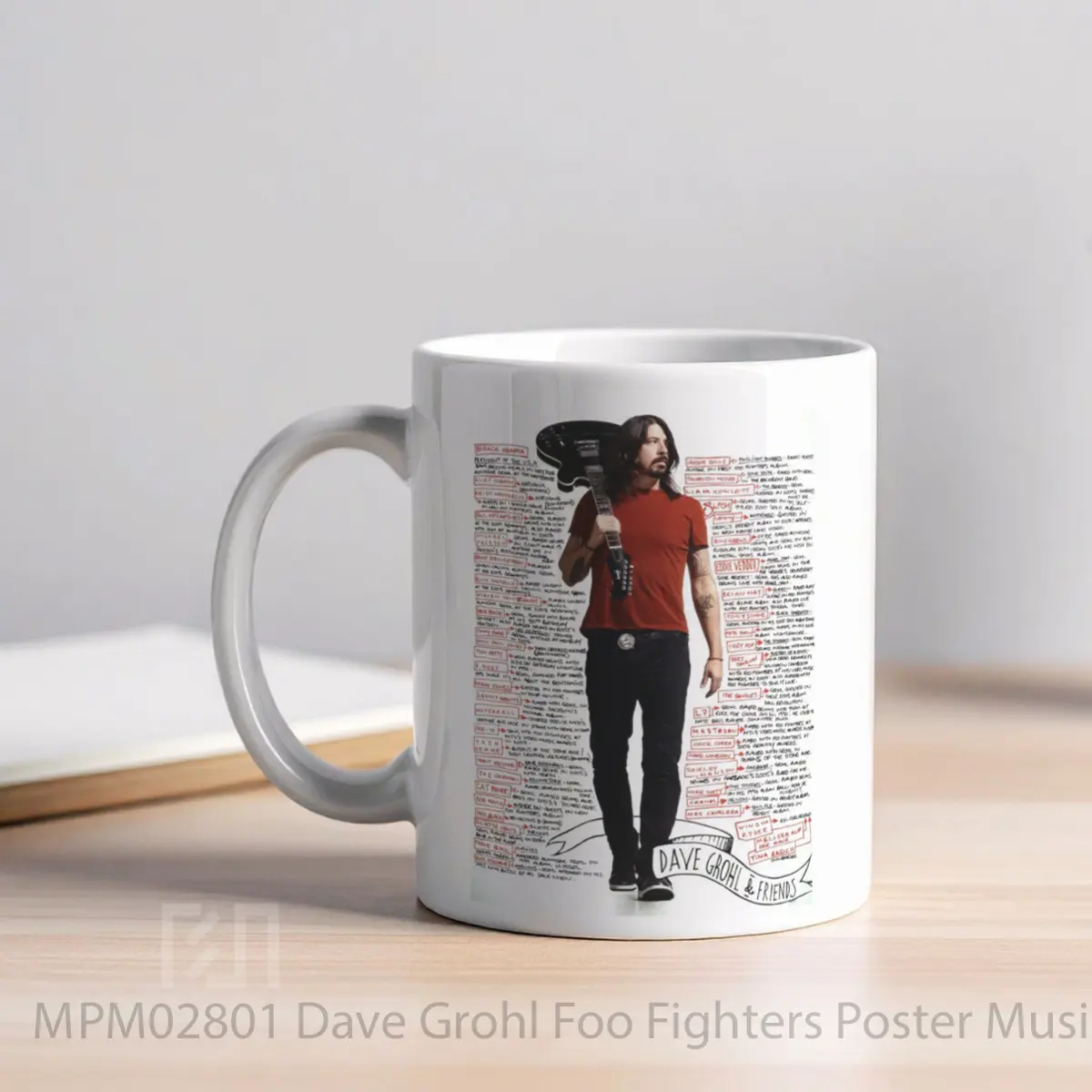 Mug Dave Grohl Foo Fighters MPM02801 - All-side / Desain