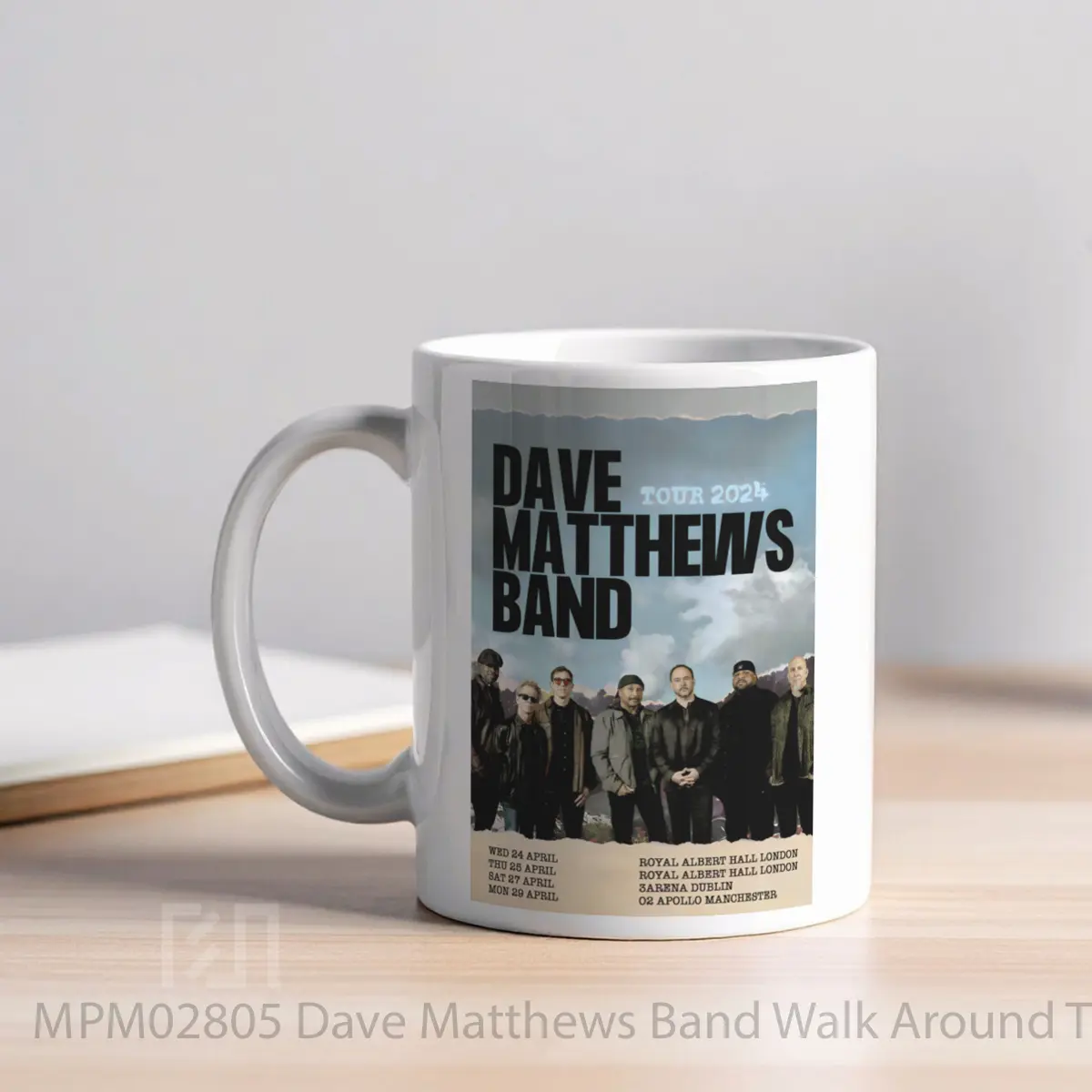 Mug Dave Matthews Band Walk Around The Moon World Tour 2024 MPM02805 - All-side / Desain