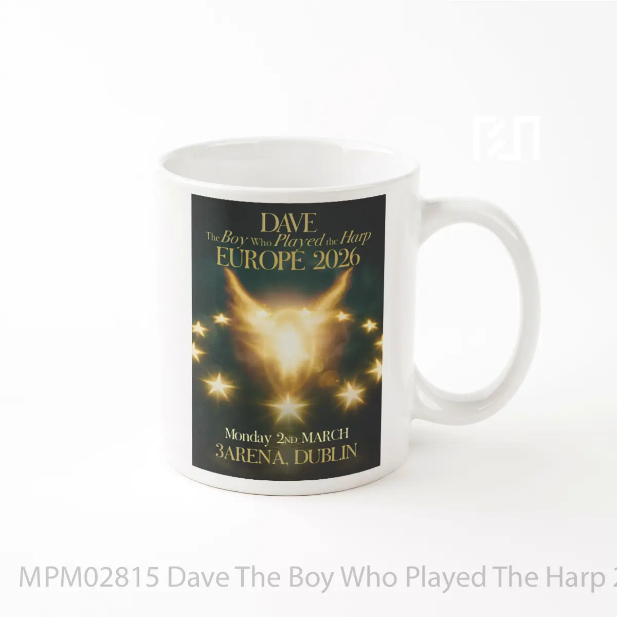 Mug Dave The Boy Who Played The Harp 2026 Ireland Tour MPM02815