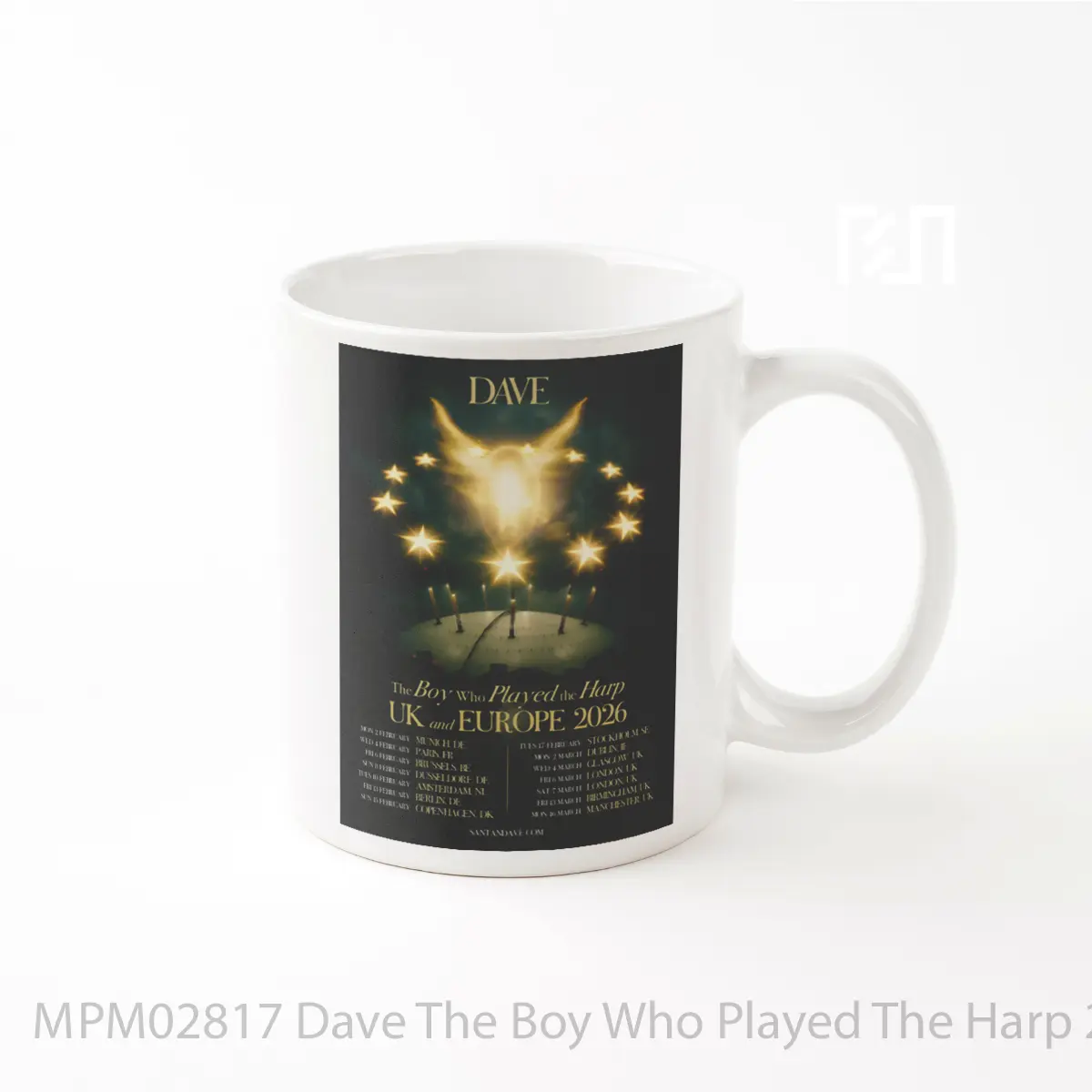 Mug Dave The Boy Who Played The Harp 2026 Uk Tour MPM02817