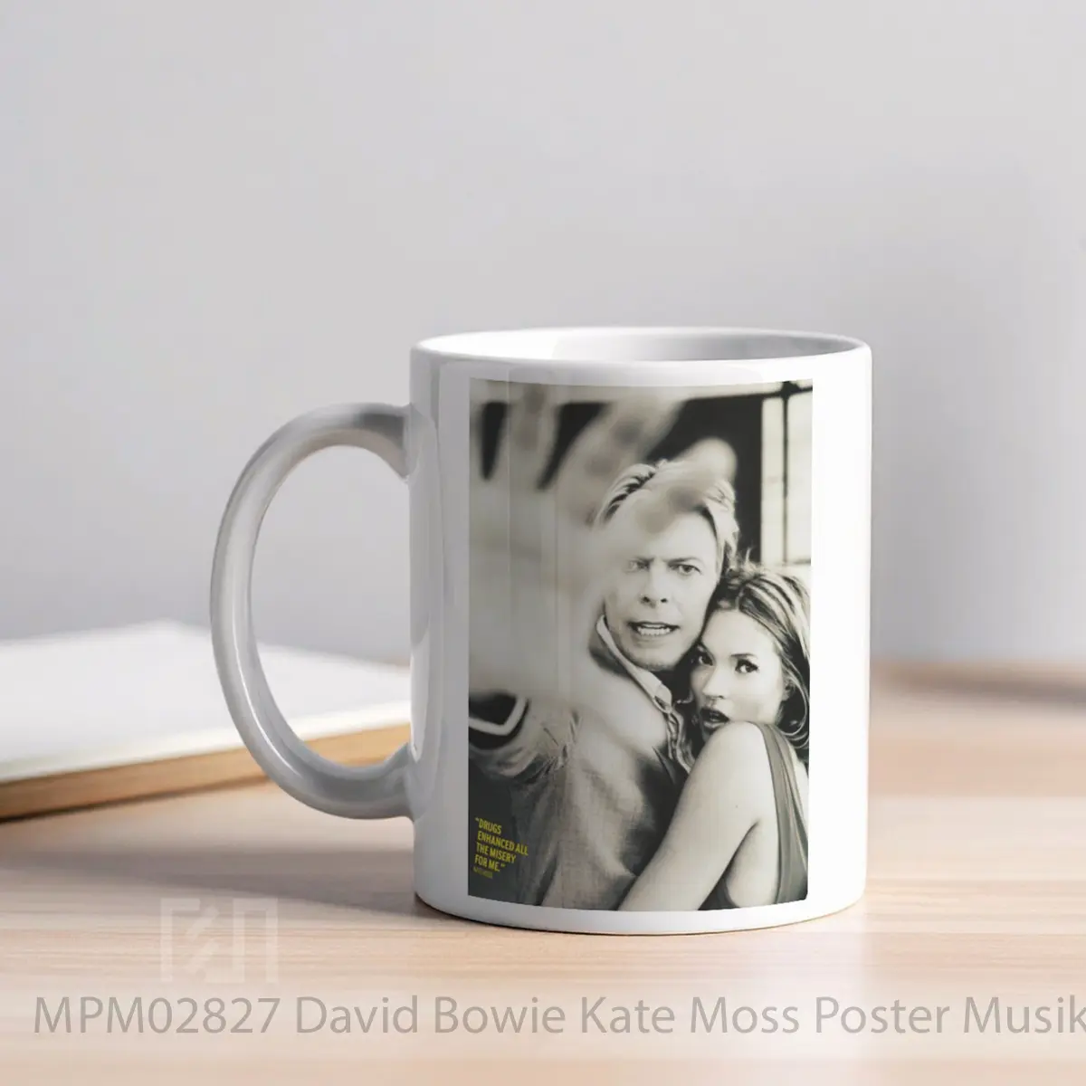 Mug David Bowie Kate Moss MPM02827 - All-side / Desain