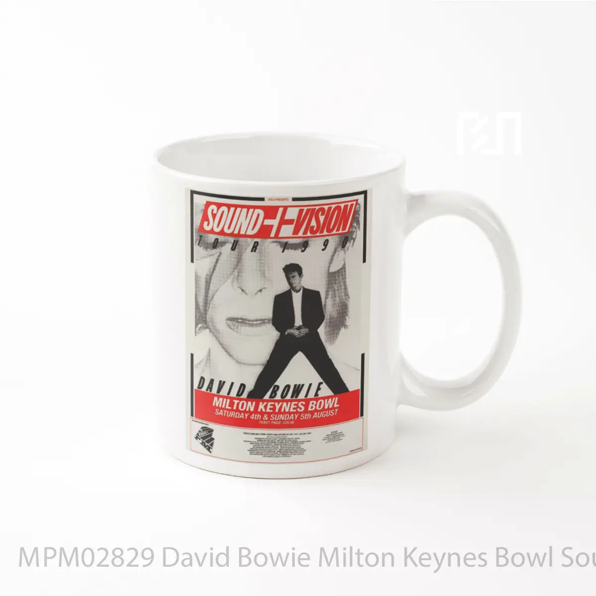 Mug David Bowie Milton Keynes Bowl Sound Plus Vision 1990 MPM02829