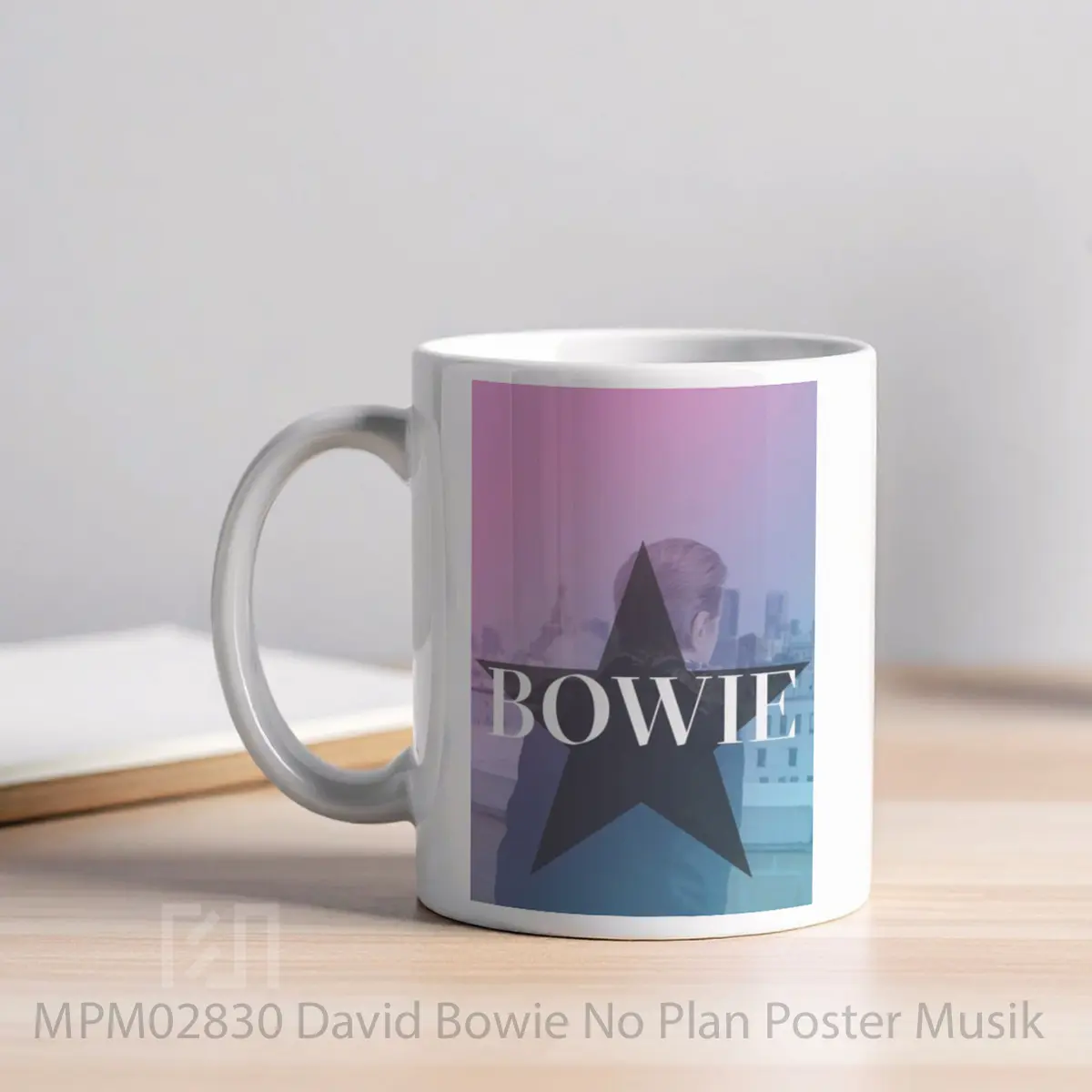 Mug David Bowie No Plan MPM02830 - All-side / Desain