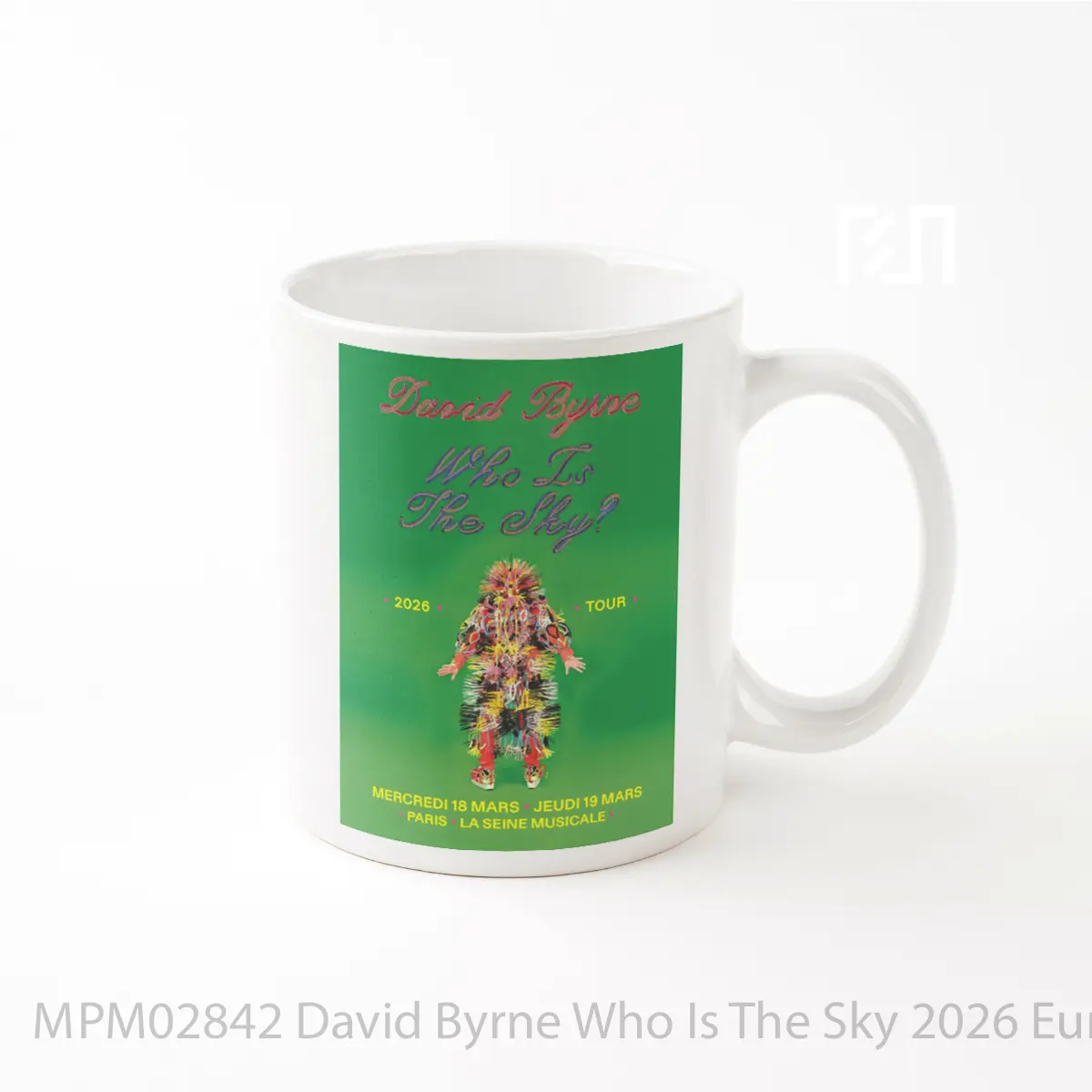 Mug David Byrne Who Is The Sky 2026 European Tour MPM02842