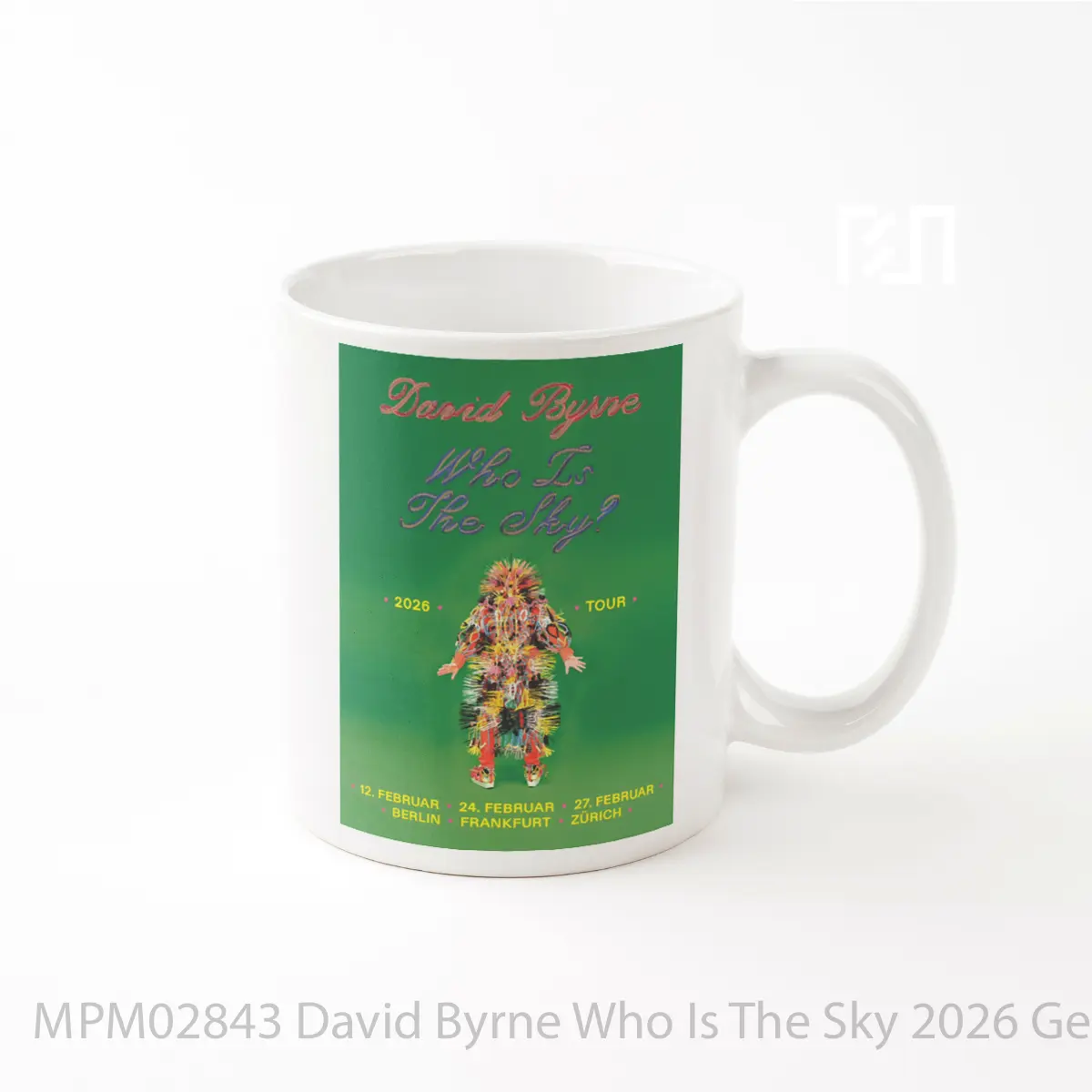 Mug David Byrne Who Is The Sky 2026 German Tour MPM02843