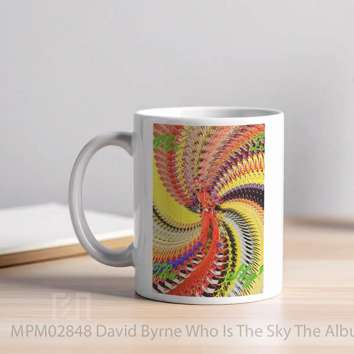 Mug David Byrne Who Is The Sky The Album MPM02848 - All-side / Desain