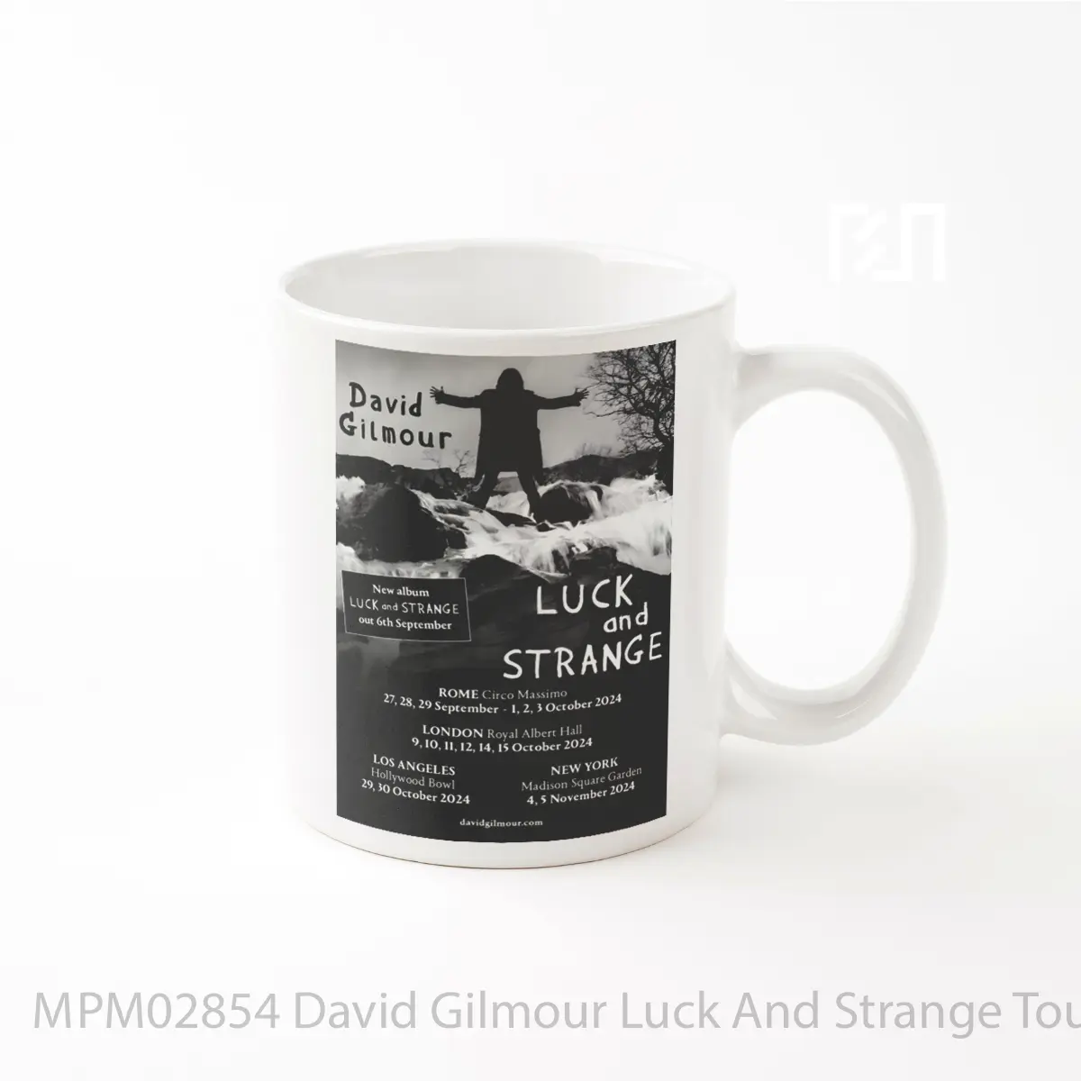 Mug David Gilmour Luck And Strange Tour 2024 Rome London MPM02854