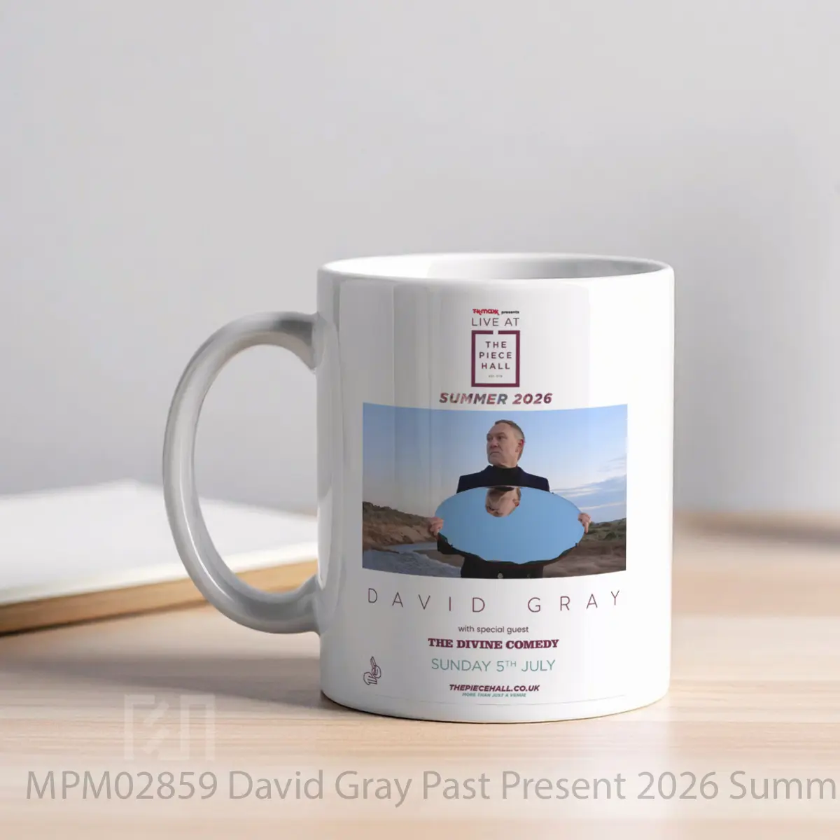 Mug David Gray Past Present 2026 Summer Tour Halifax MPM02859 - All-side / Desain