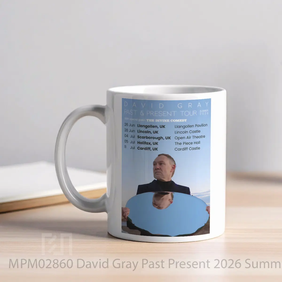 Mug David Gray Past Present 2026 Summer Tour MPM02860 - All-side / Desain