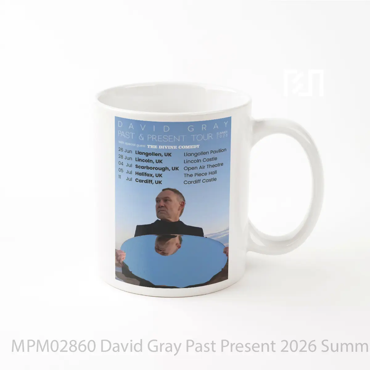 Mug David Gray Past Present 2026 Summer Tour MPM02860
