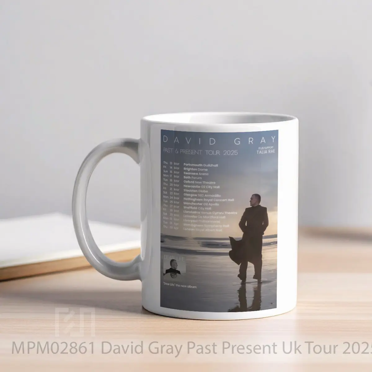 Mug David Gray Past Present Uk Tour 2025 MPM02861 - All-side / Desain