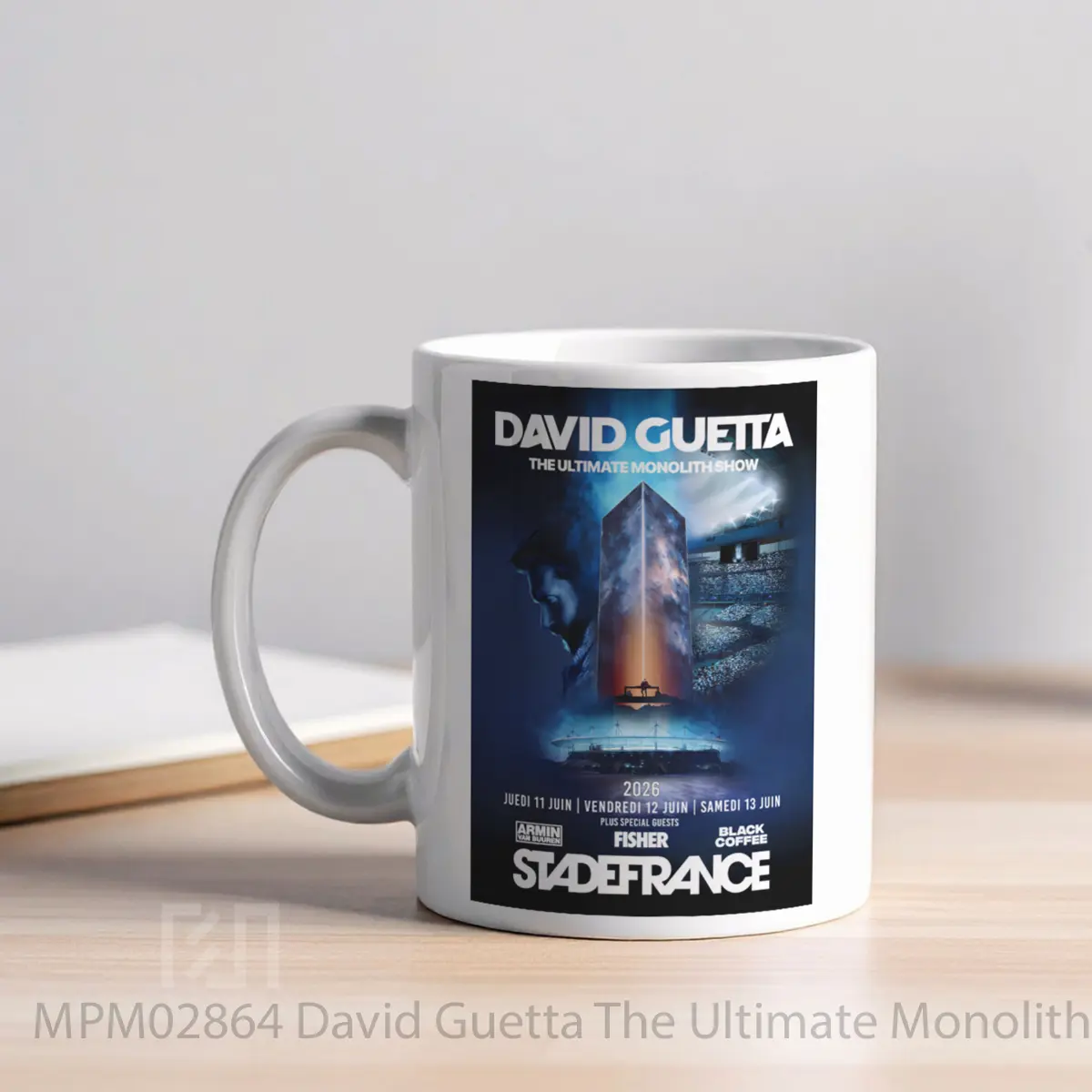Mug David Guetta The Ultimate Monolith 2026 Paris Show MPM02864 - All-side / Desain