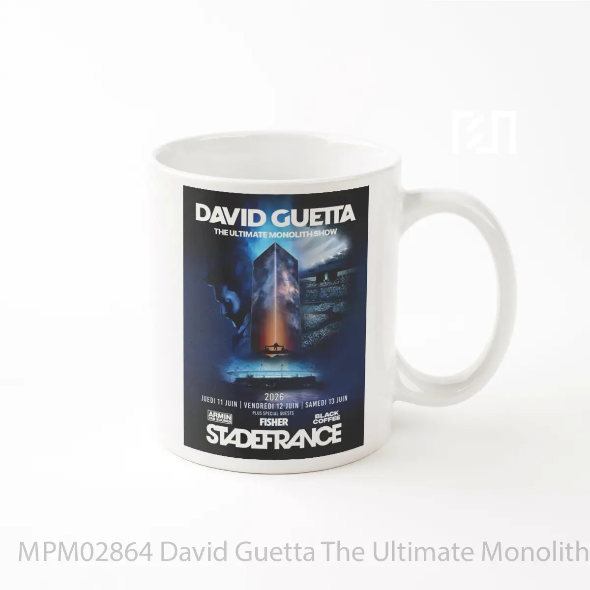 Mug David Guetta The Ultimate Monolith 2026 Paris Show MPM02864