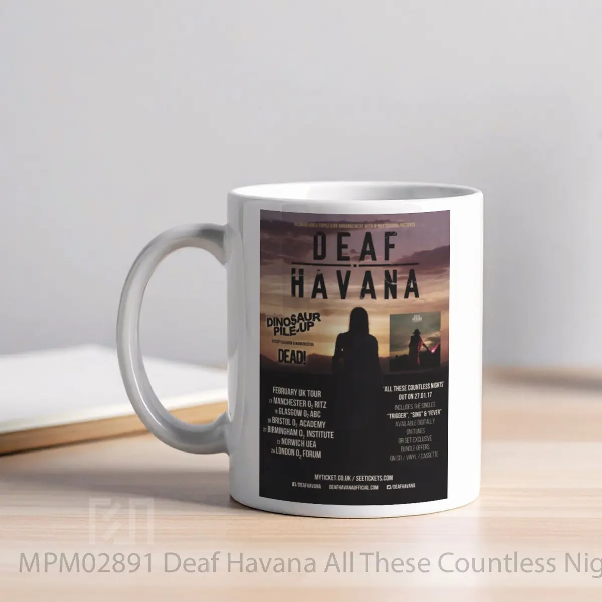 Mug Deaf Havana All These Countless Nights Feb 2017 Uk MPM02891 - All-side / Desain