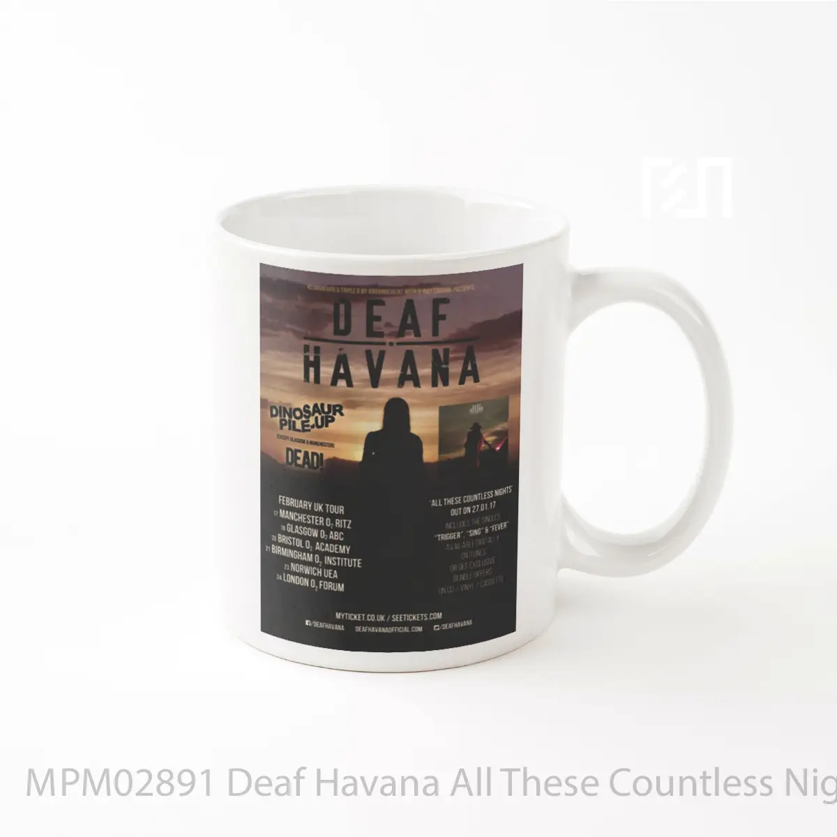 Mug Deaf Havana All These Countless Nights Feb 2017 Uk MPM02891
