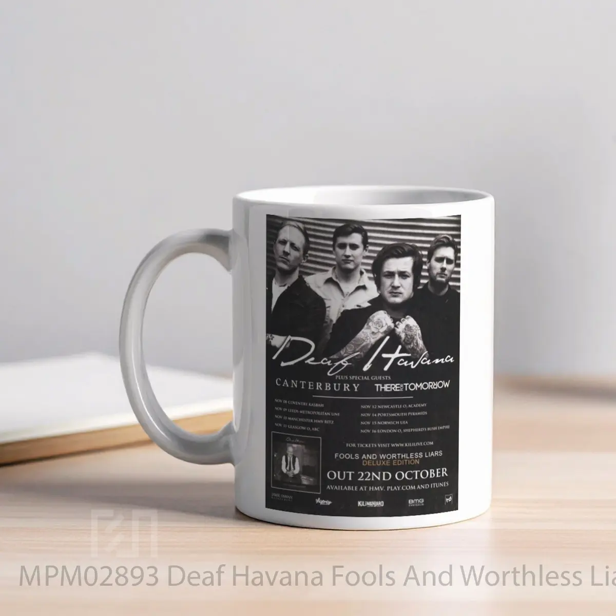 Mug Deaf Havana Fools And Worthless Liars 2011 Uk Tour MPM02893 - All-side / Desain