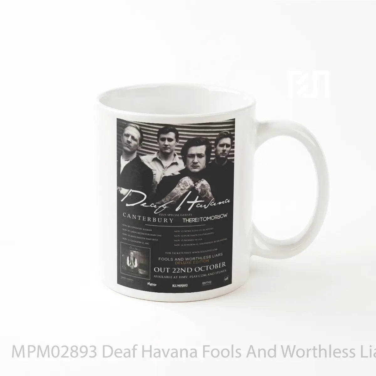 Mug Deaf Havana Fools And Worthless Liars 2011 Uk Tour MPM02893
