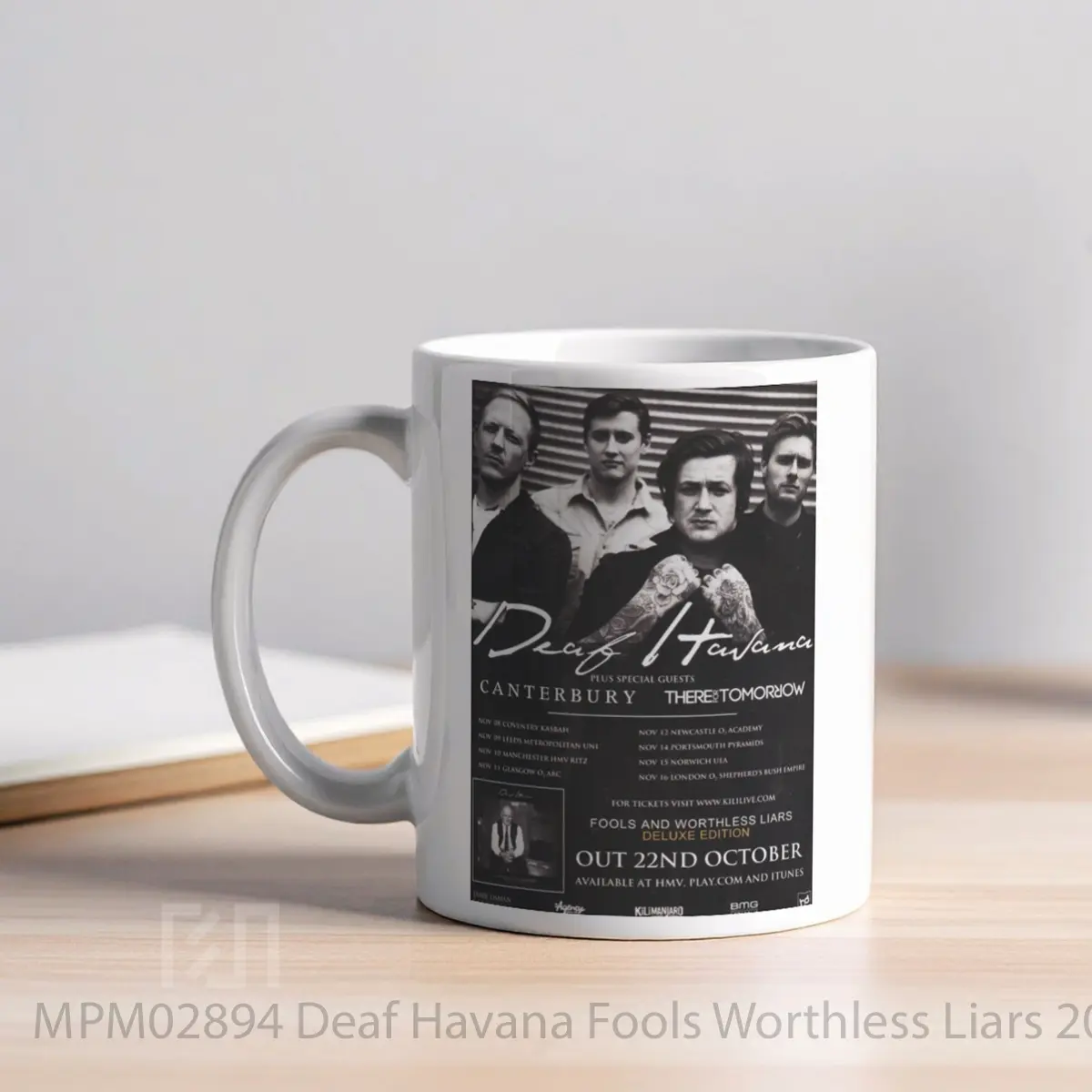 Mug Deaf Havana Fools Worthless Liars 2011 Tour Post MPM02894 - All-side / Desain