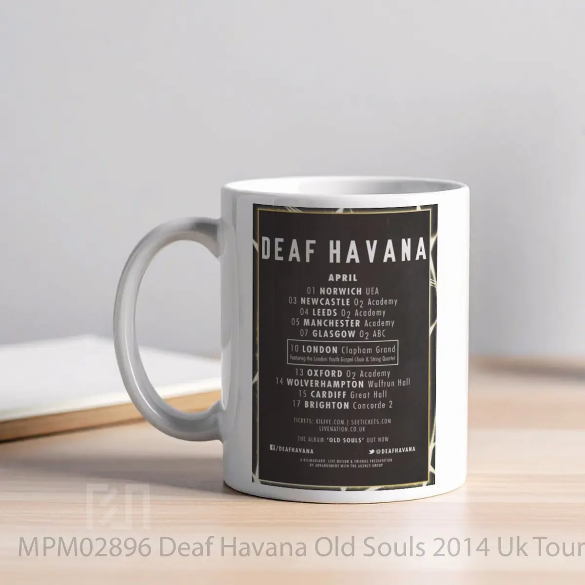 Mug Deaf Havana Old Souls 2014 Uk Tour MPM02896 - All-side / Desain