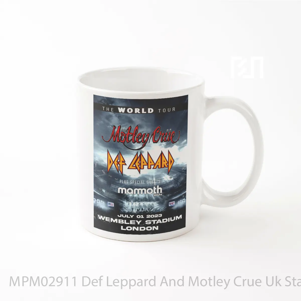 Mug Def Leppard And Motley Crue Uk Stadium Tour 2023 London MPM02911