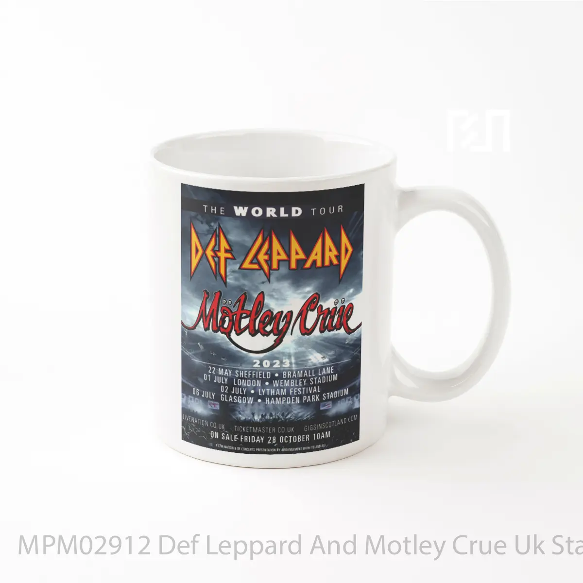 Mug Def Leppard And Motley Crue Uk Stadium Tour 2023 MPM02912