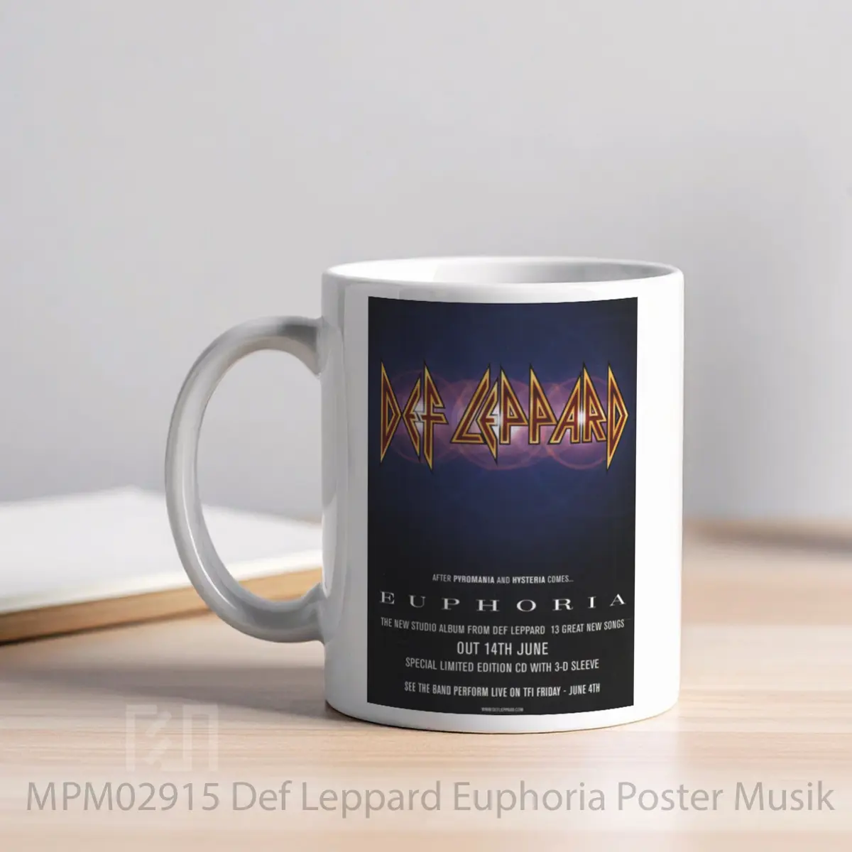 Mug Def Leppard Euphoria MPM02915 - All-side / Desain