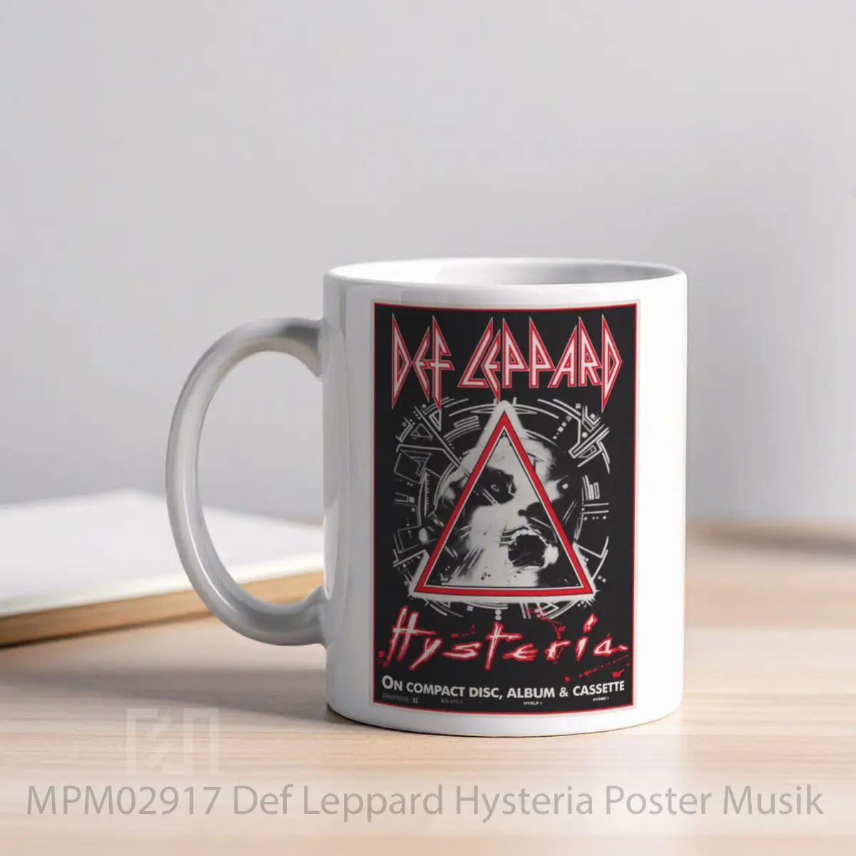 Mug Def Leppard Hysteria MPM02917 - All-side / Desain