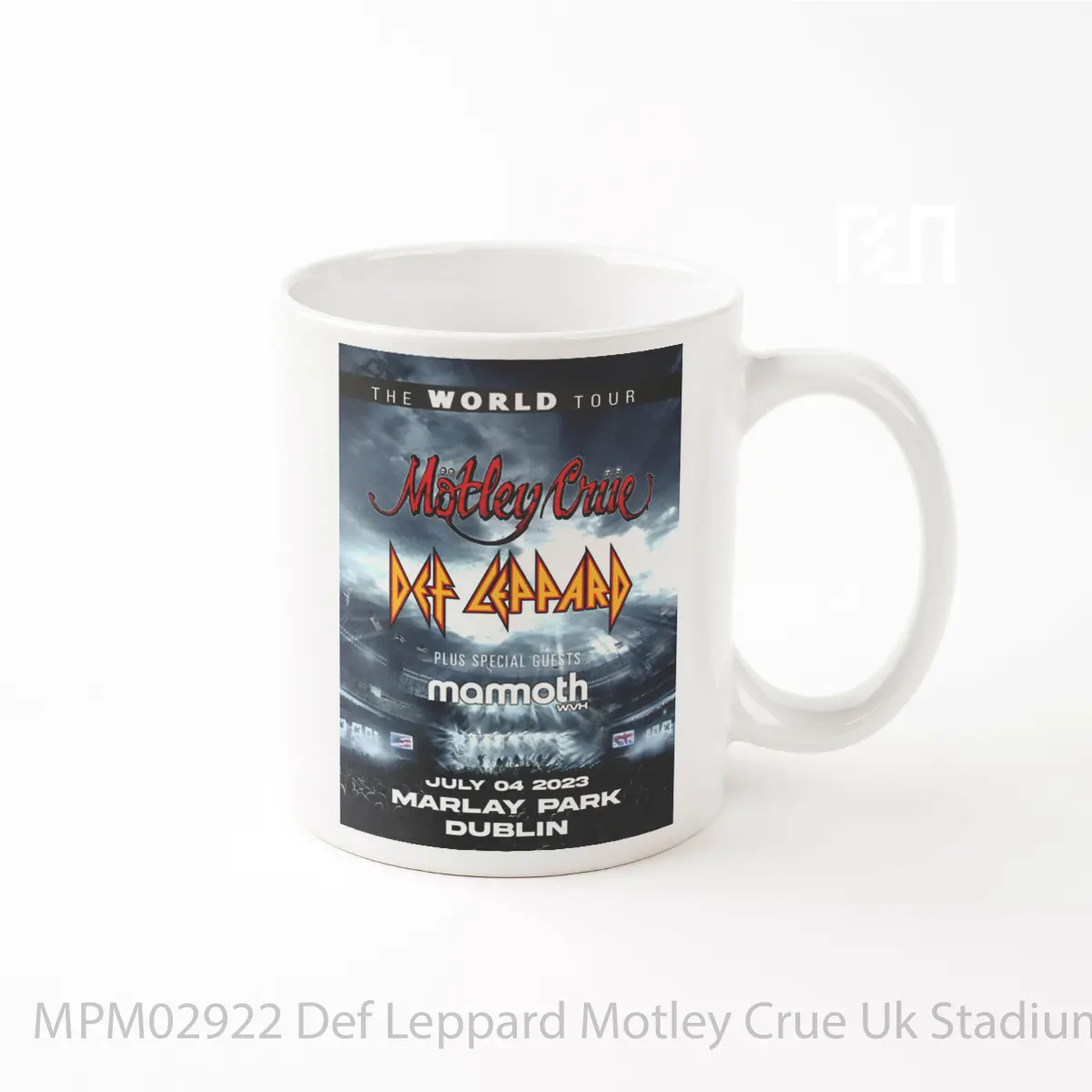Mug Def Leppard Motley Crue Uk Stadium Tour 2023 Dublin MPM02922