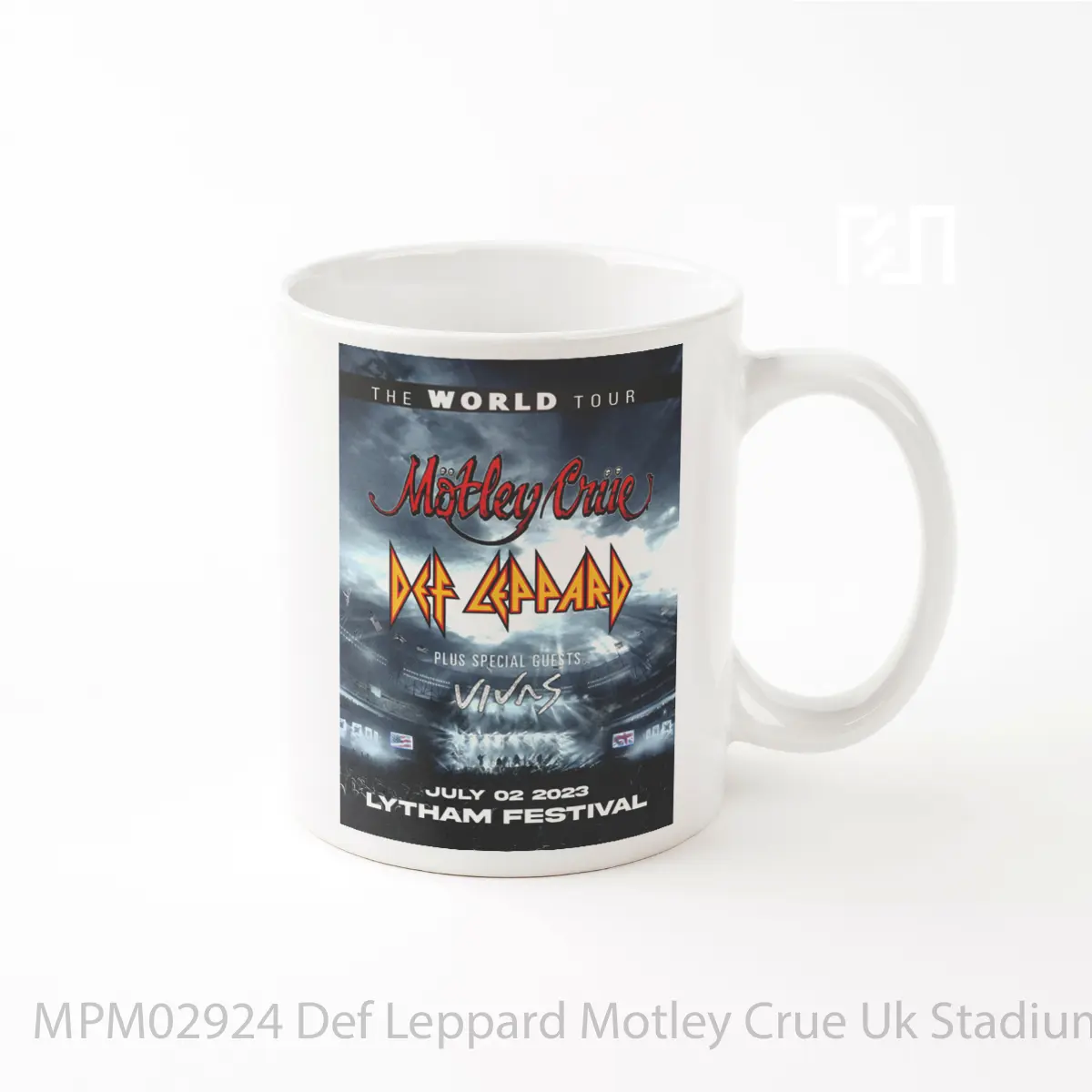 Mug Def Leppard Motley Crue Uk Stadium Tour 2023 Lytham MPM02924