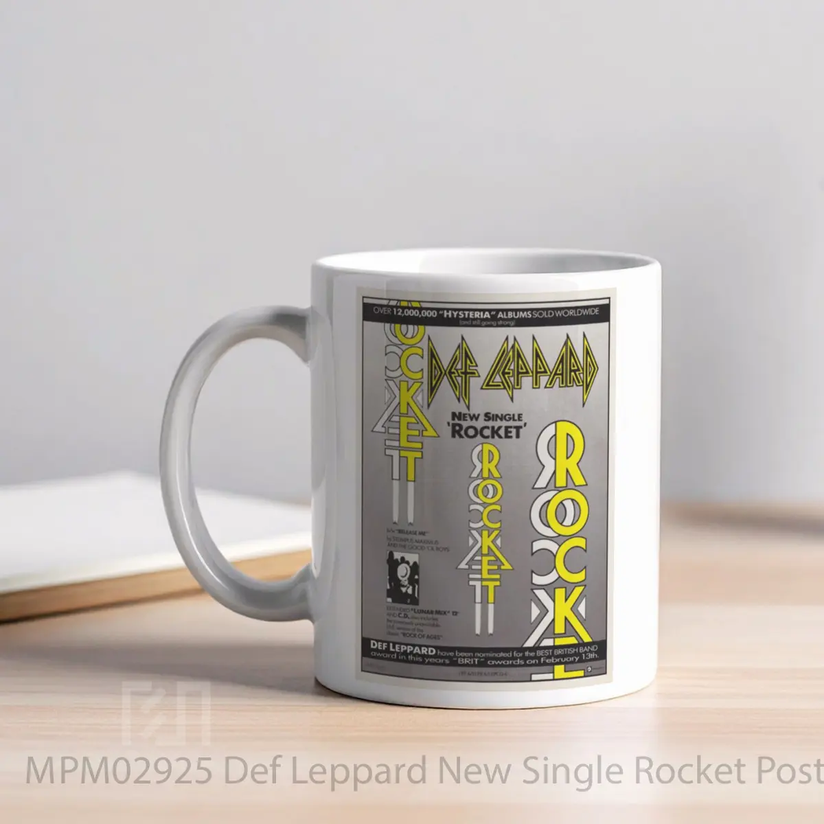 Mug Def Leppard New Single Rocket MPM02925 - All-side / Desain